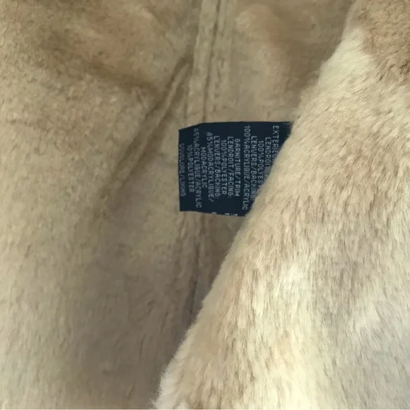 Brown Leather Jacket with Fur Trim - Picture 5 of 5